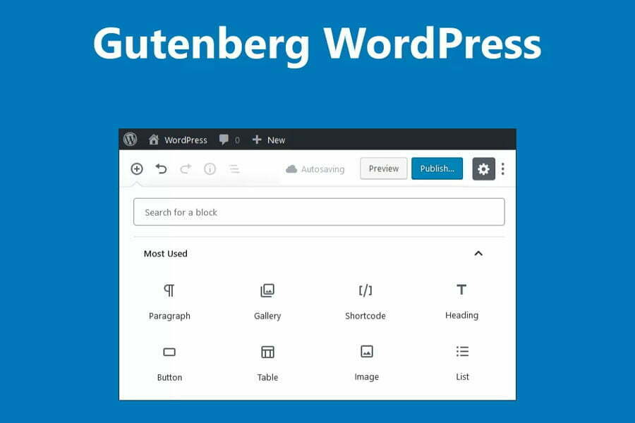 Đăng bài với trình soạn thảo mặc định Gutenberg